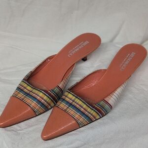 Bruno Magli Women's Multicolor Striped Heels